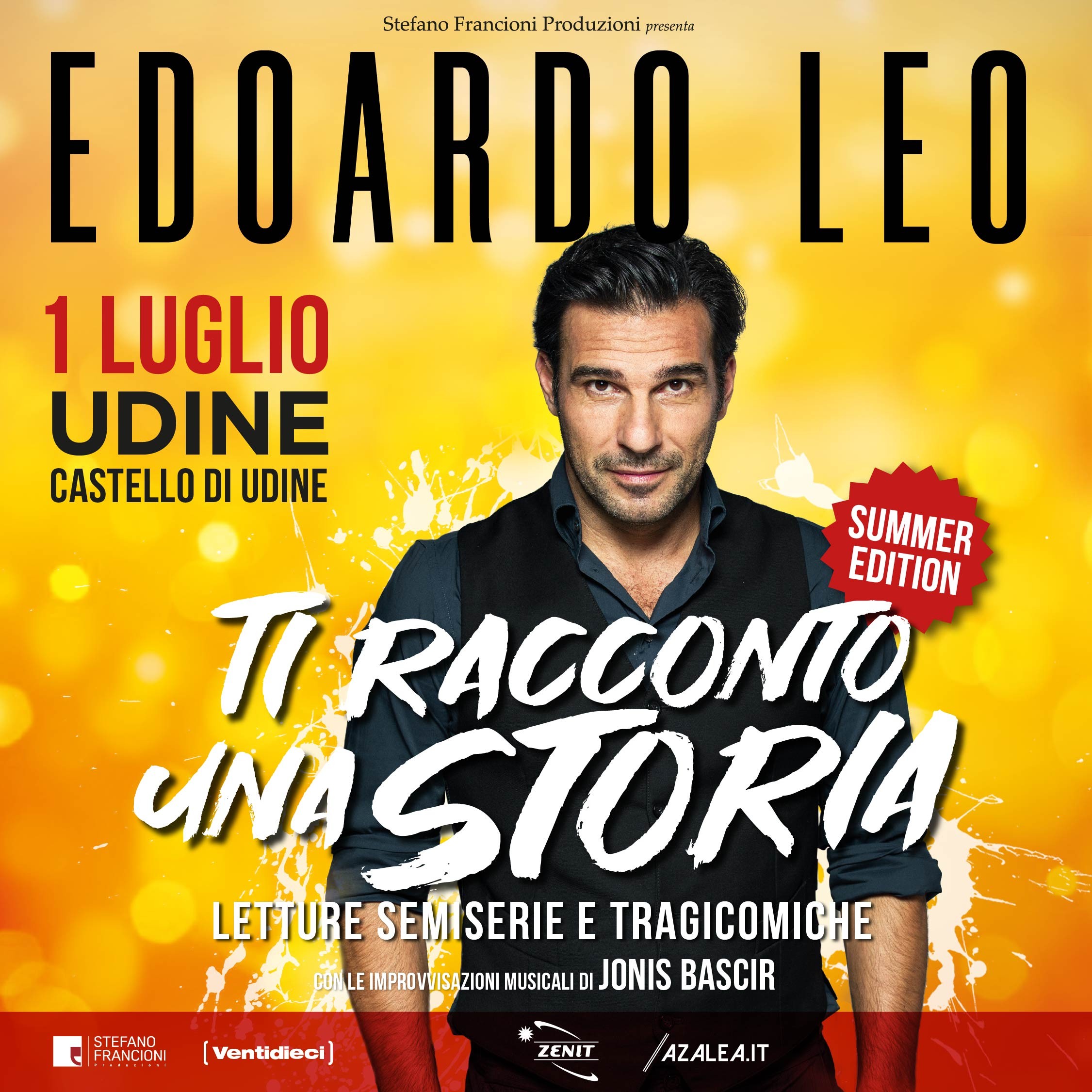 EDOARDO LEO da Udine20.it edoardo leo al castello di udine con ti racconto una storia 1 luglio 2025